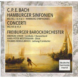Hamburger Sinfonien Wq 182, 3,4 & 5 / Concerti Wq 165 & 43,4