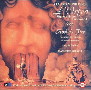 L'Orfeo: Prologue, Ritornello, "I Come From High Parnassus"