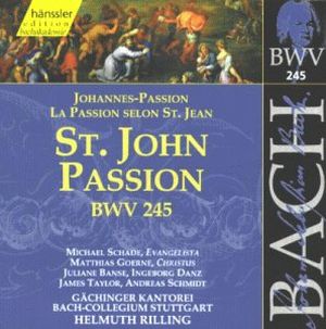 St. John Passion, BWV 245: Part Two. Verurteilung und Kreuzigung: 22. Chorale: "Durch dein Gefängnis, Gottes Sohn"