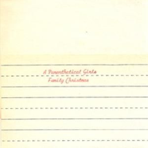 A Parenthetical Girls Family Christmas (EP)