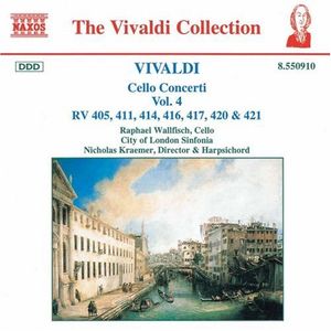 Cello Concerti, Volume 4: RV 405, 411, 414, 416, 417, 420, 421