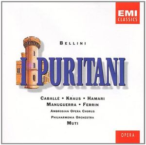 I puritani: Act I, Scene 3. “A te, o cara, amor talora” (Arturo, Elvira, Giorgio, Gualtiero, Chorus)