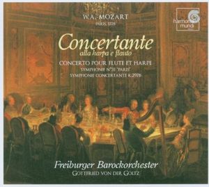Symphonie Concertante KV 297b / Flute and Harp Concerto / Symphony No. 31 (Freiburger Barockorchester feat. conductor: Gottfried