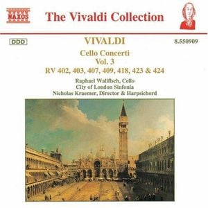 Cello Concerti, Volume 3: RV 402, 403, 407, 409, 418, 423, 424