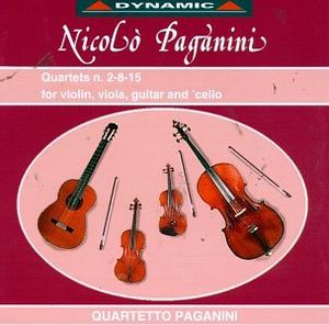 Quartets no. 2, 8, 15 for Violin, Viola, Guitar and Cello