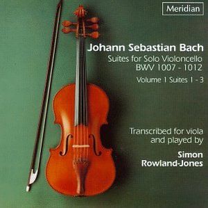 Suites for Solo Violoncello, BWV 1007-1012, Volume 1: Suites 1-3