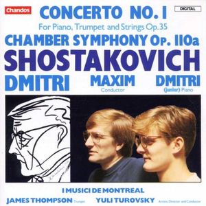 Piano Concerto no. 1, op. 35 / Chamber Symphony op. 110a