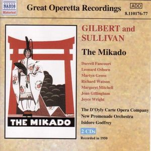 The Mikado: Act II. “The criminal cried, as he dropped him down” (Ko-Ko, Pitti-Sing, Pooh-Bah, Chorus)