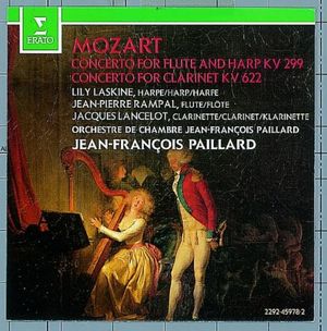 Concerto for Flute and Harp in C major, K.299 / Concerto for Clarinet in A major, K.622 (Orchestre de Chambre Jean-Francois Pail