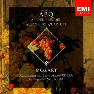 Piano Concerto no. 12 in A major, K. 385p: I. Allegro (arr. Mozart for piano and string quartet)