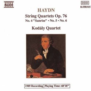 String Quartets, op. 76: No. 4 "Sunrise" / No. 5 / No. 6