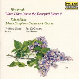 When Lilacs Last in the Dooryard Bloom’d: V. Arioso. Sing On, There in the Swamp