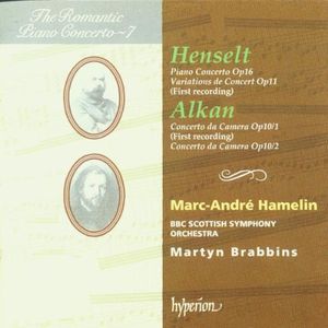 The Romantic Piano Concerto, Volume 7: Henselt: Piano Concerto, op. 16 / Variations de concert, op. 11 / Alkan: Concerto da came