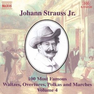 100 Most Famous Waltzes, Overtures, Polkas and Marches, Volume 4