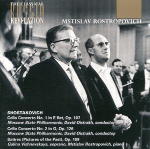 Cello Concerto no. 1 in E flat, op. 107 / Cello Concerto no. 2 in G, op. 126 / Satires (Pictures of the Past), op. 109