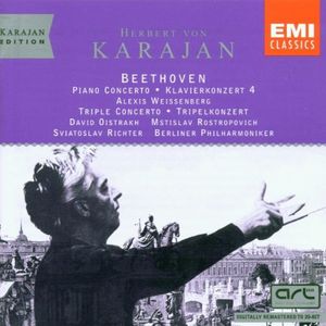 Piano Concerto 4 / Triple Concerto (Berliner Philharmoniker feat. conductor: Herbert von Karajan)