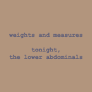 Tonight, The Lower Abdominals (EP)