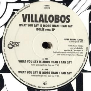 What You Say Is More Than I Can Say (Isolée remix EP) (EP)