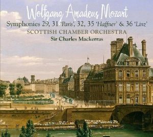 Symphonies 29, 31 "Paris", 32, 35 "Haffner" & 36 "Linz"