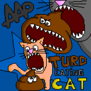 Turd Eating Cat
