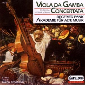 Concerto in A Major for viola da gamba, strings & continuo, III. Largo