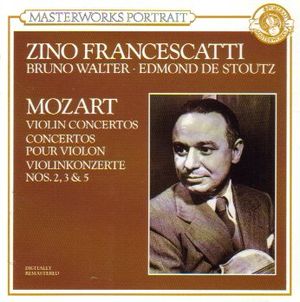 Violin Concertos, Nos. 2, 3, 5 (feat. violin: Zino Francescatti)