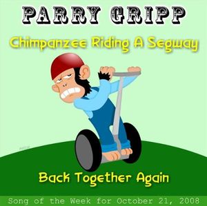 Chimpanzee Riding a Segway