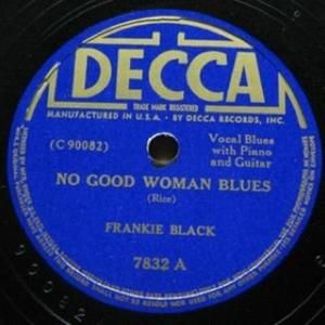 No Good Woman Blues / Alley Sally Blues (Single)