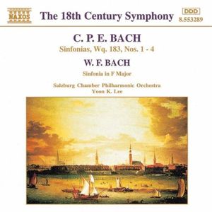 C. P. E. Bach: Sinfonias, Wq. 183, Nos. 1-4 / W. F. Bach: Sinfonia in F major