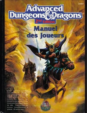 Advanced Dungeons & Dragons, Manuel Des Joueurs - 2nde Édition