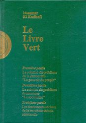 Couverture Le livre vert Couverture Le livre vert
