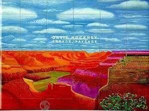 David Hockney, espace, paysage