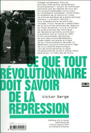 Ce que tout révolutionnaire doit savoir de la répression