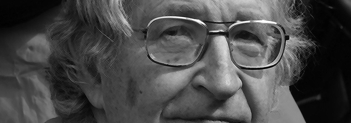 Cover Noam Chomsky : Les médias et les illusions nécessaires