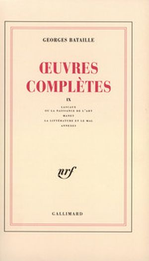 Œuvres complètes, tome 9