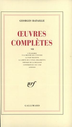 Œuvres complètes, tome 7