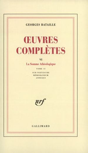 Œuvres complètes, tome 6