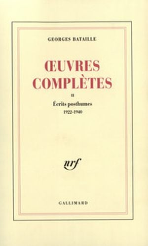 Œuvres complètes, tome 2