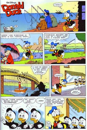 Un bon coup de canne - Donald Duck