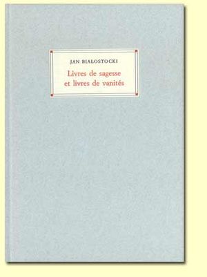 Livres de sagesse et Livres de vanités