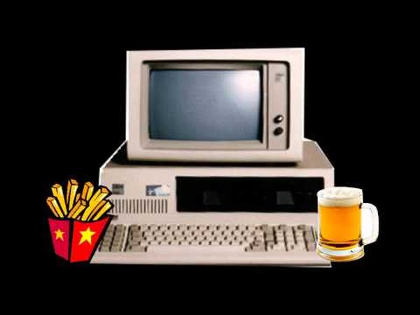 Frites, bière et PC