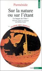 Couverture Sur la nature ou sur l'étant Couverture Sur la nature ou sur l'étant
