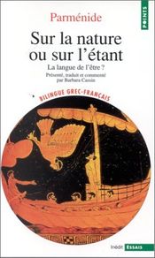 Couverture Sur la nature ou sur l'étant Couverture Sur la nature ou sur l'étant