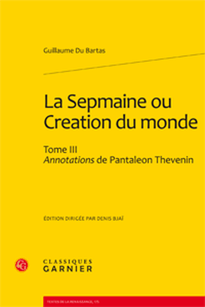 La sepmaine ou creation du monde