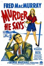 Affiche Murder, he says