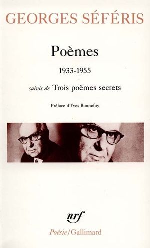 Poèmes 1933 - 1955 suivis de Trois poèmes secrets