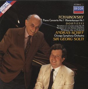 Tchaikovsky: Piano Concerto no. 1 / Dohnanyi: Variations on a Nursery Song, op. 25
