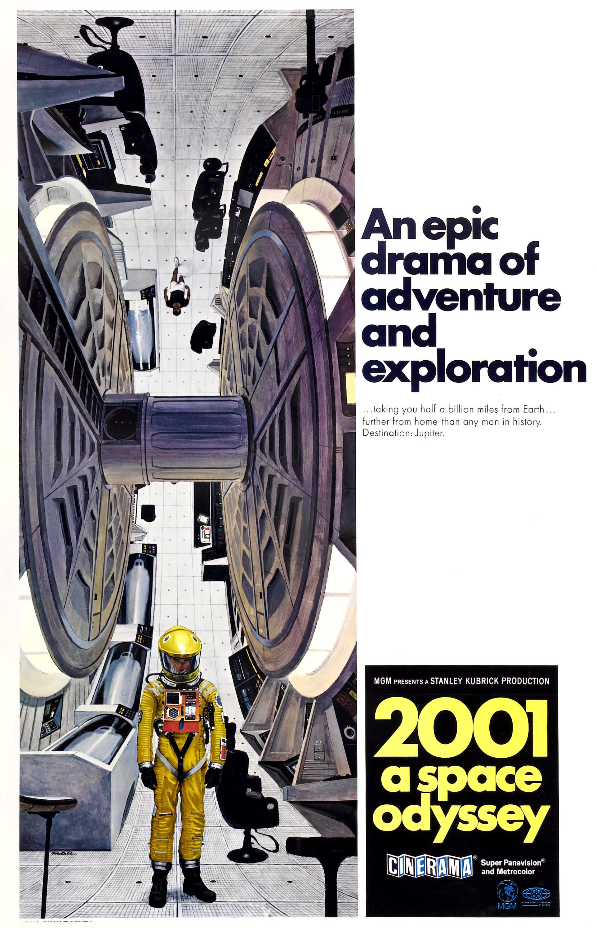Film 2001 L Odyssée De L Espace Affiches, posters et images de 2001 : L'Odyssée de l'espace (1968)