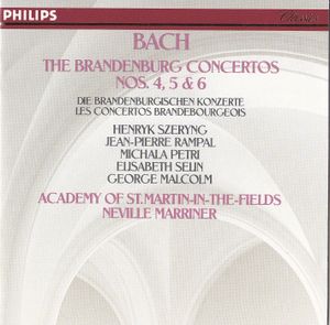 The Brandenburg Concertos, Nos. 4, 5 & 6