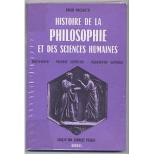 Histoire De La Philosophie Et Des Sciences Humaines